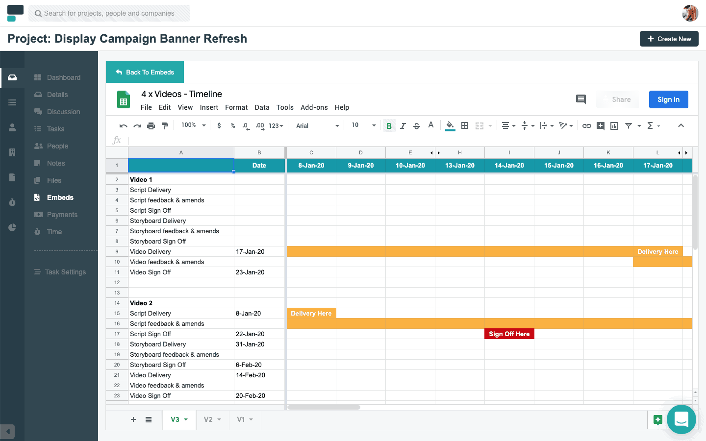 Bug Tracking Template Project.co