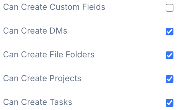 Permissions